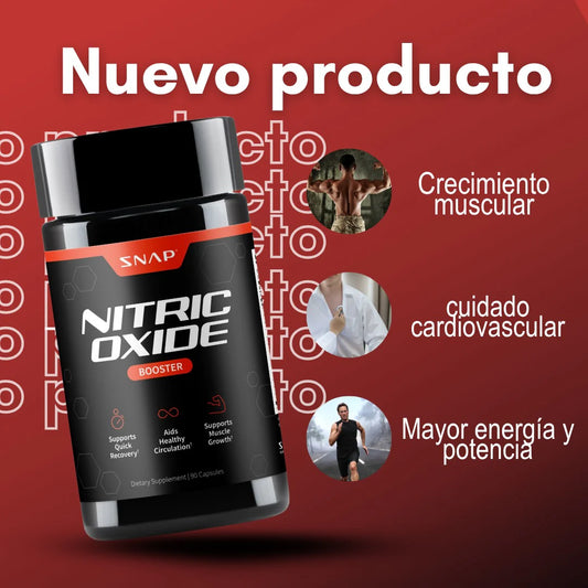"Óxido Nítrico: Poder que impulsa tu rendimiento."