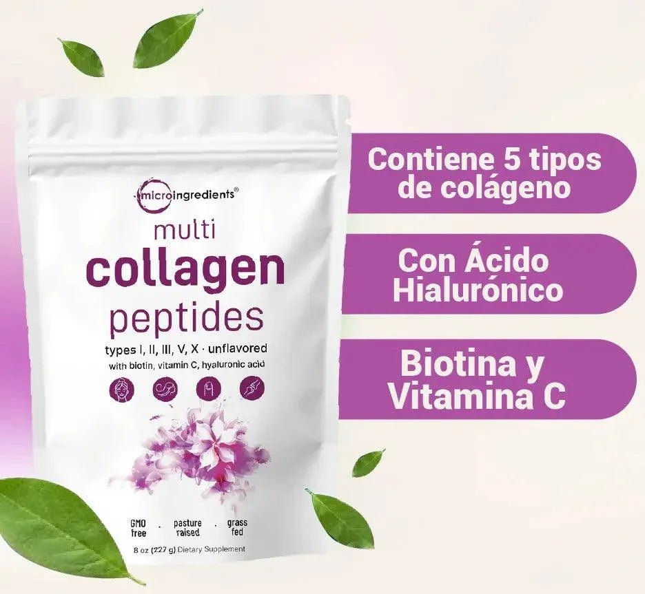 ¿Piel opaca? ¿Dolor en las articulaciones? ¡Dile adiós desde adentro! Descubre el poder de Multi Collagen