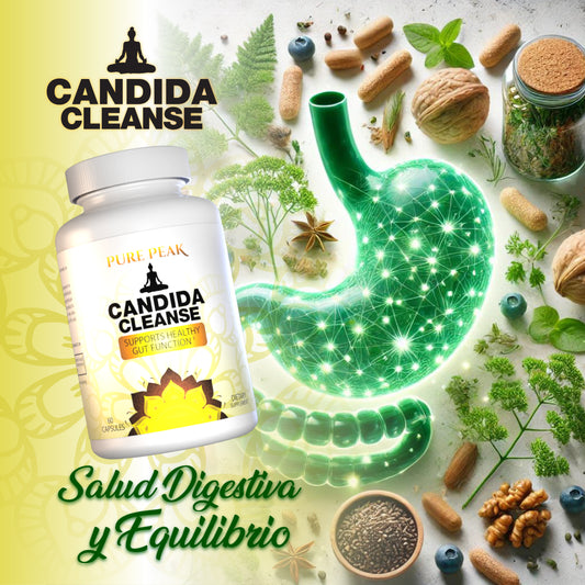 Candida Cleanse: Fórmula Avanzada de Apoyo Digestivo y Equilibrio Fúngico